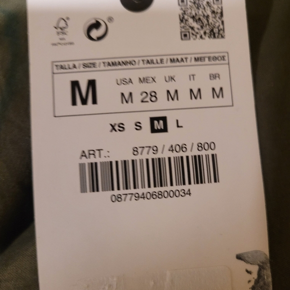 Zara Black Faux Leather & Crochet Bustier Top - Picture 8 of 8